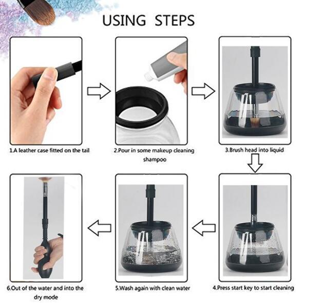 Professional Electric Auto Make Up Brushes Washing Tool Dry in Seconds Protect Bristle - beautyshop-24