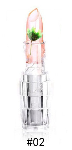 Machen-up flowerslipstick lip feuchtigkeitsspendende lip balm gelee blume farbe lippenstift - beautyshop-24