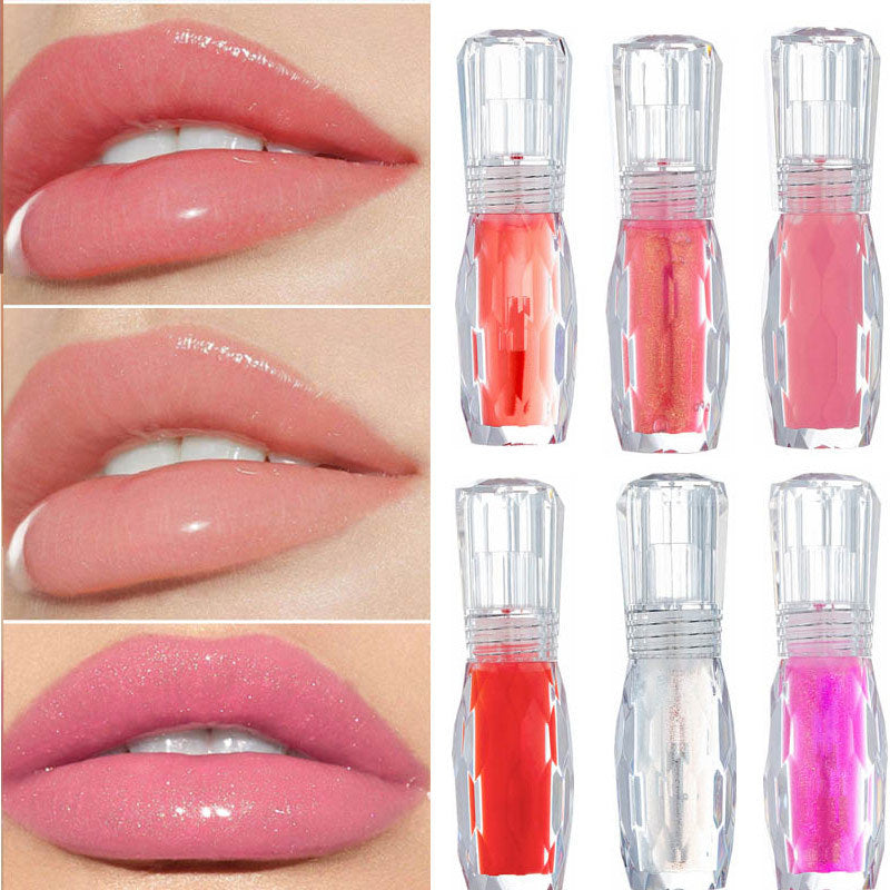 Natural mint lip gloss 3D crystal doodle lip gloss - beautyshop-24