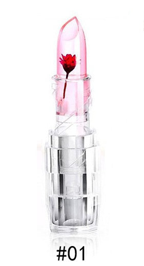 Machen-up flowerslipstick lip feuchtigkeitsspendende lip balm gelee blume farbe lippenstift - beautyshop-24