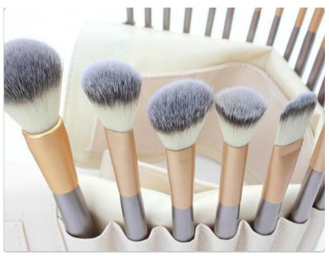 Persischer Make-up Pinsel Anzug Reis Weiß Make Up Pinsel, Champagner Farbe Pinsel Griff Make-up Pinsel Ohne - beautyshop-24