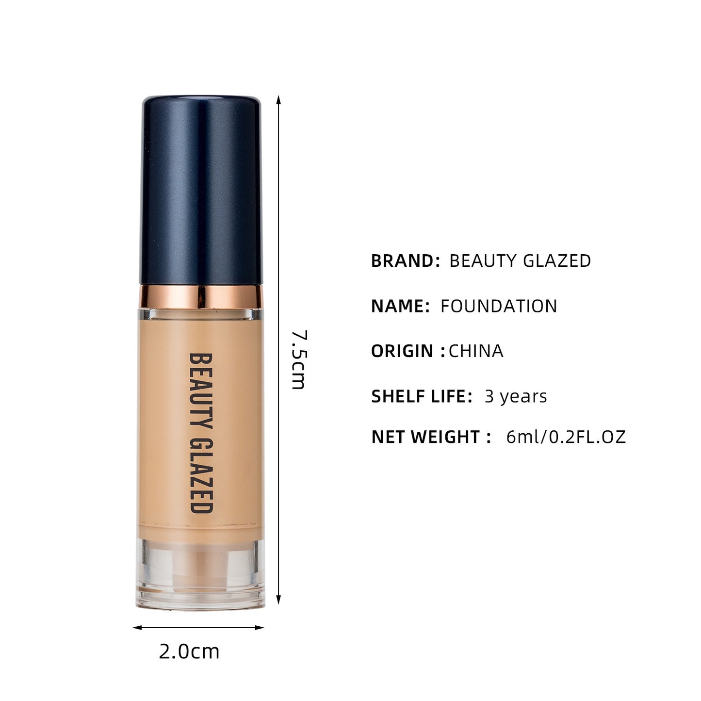 6 Farben Half Cover Make-up Primer nicht stecken - beautyshop-24
