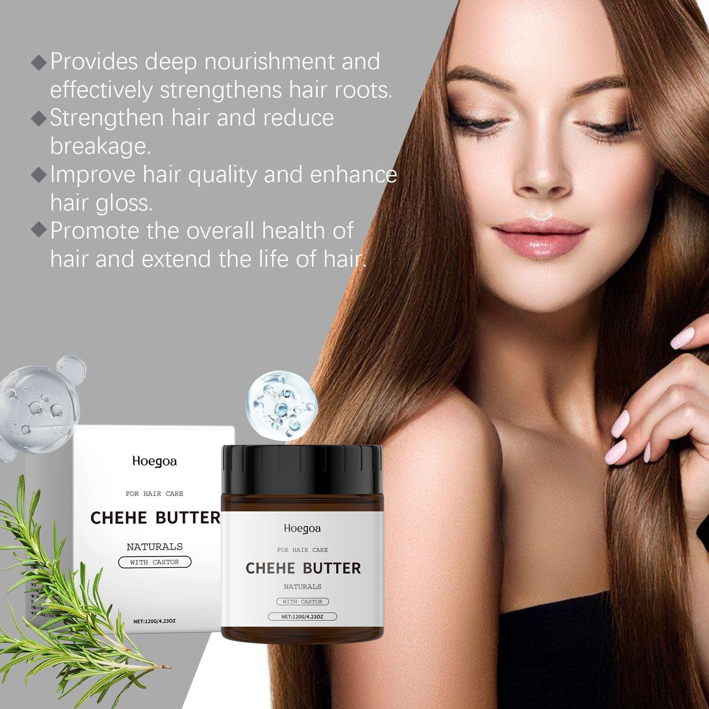 Rizinusöl Haarpflege maske Pflegende Pflege - beautyshop-24