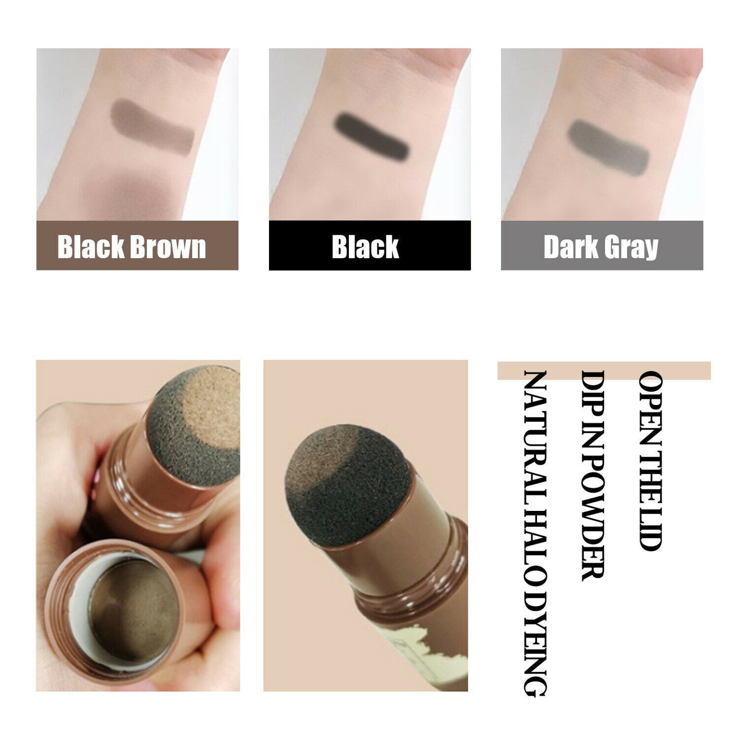 Augenbrauenstempel Schablonen-Kit, 24-teilige Augenbrauen-Formschablonen, langlebiger Augenbrauen-Brauen-Definer, perfektes Make-up-Wiederverwendbares Kit - beautyshop-24