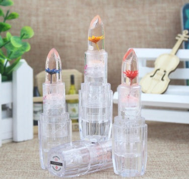 Machen-up flowerslipstick lip feuchtigkeitsspendende lip balm gelee blume farbe lippenstift - beautyshop-24