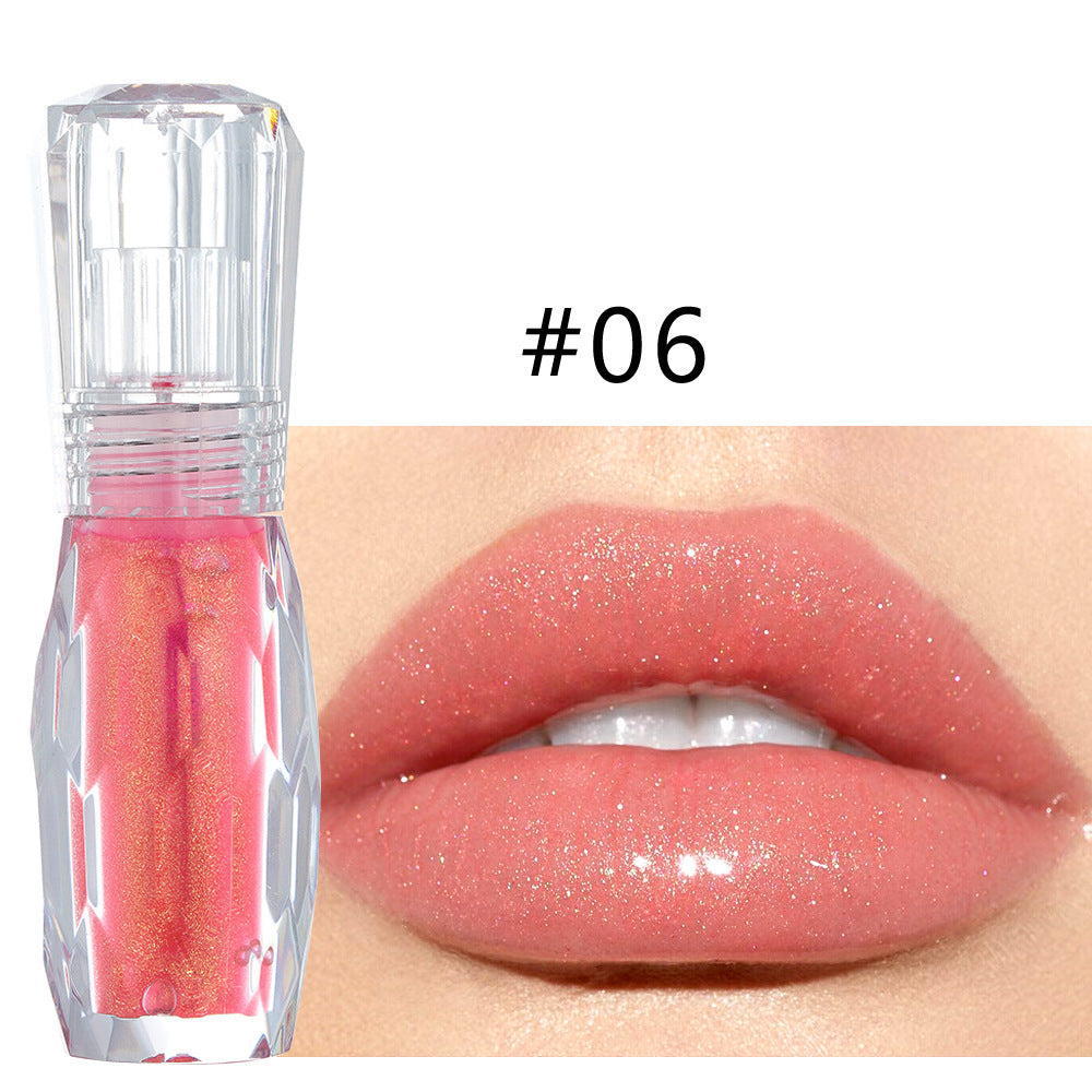 Natural mint lip gloss 3D crystal doodle lip gloss - beautyshop-24
