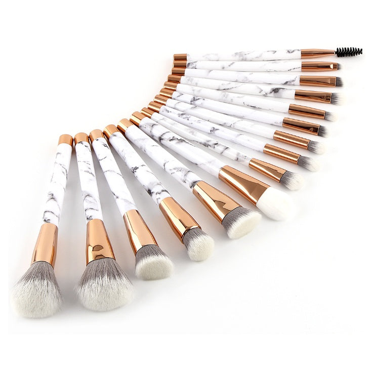 11 Sets Marmor-Make-up-Pinsel mit Make-up-Pinsel Beauty-Make-up-Kit 11 Make-up-Pinsel-Sets - beautyshop-24