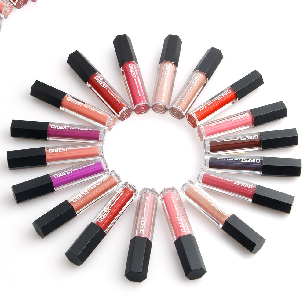 QIBEST Makeup Hexagonal Lip Gloss - beautyshop-24