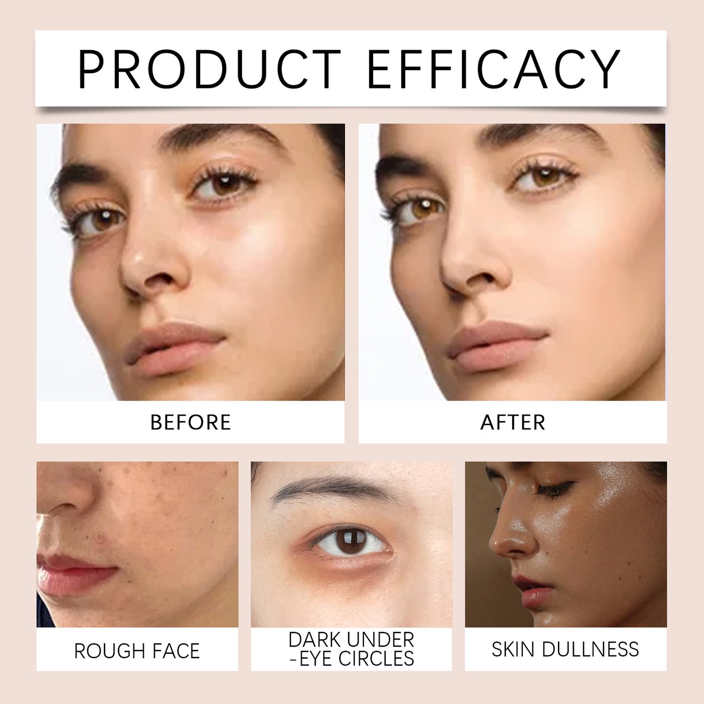 Foundation Stick mit Pinsel, Make-up Foundation Concealer, Concealer Make-up Foundation volle Deckkraft, Milch Make-up Foundation, Concealer volle Abdeckung - beautyshop-24