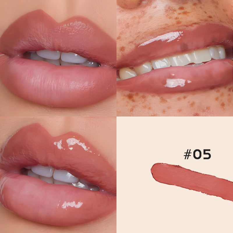 Double-headed Matte Lip Liner Transparent Moisturizing Lip Gloss - beautyshop-24