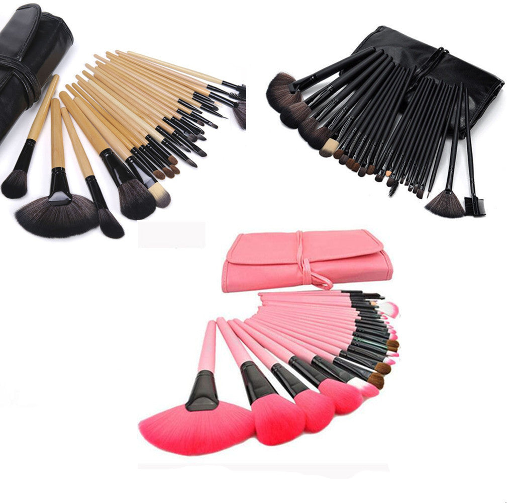 24 Logs Schwarzes Make-up-Pinsel-Set Pinsel Beauty-Tools Make-up-Make-up-Pinsel-Set