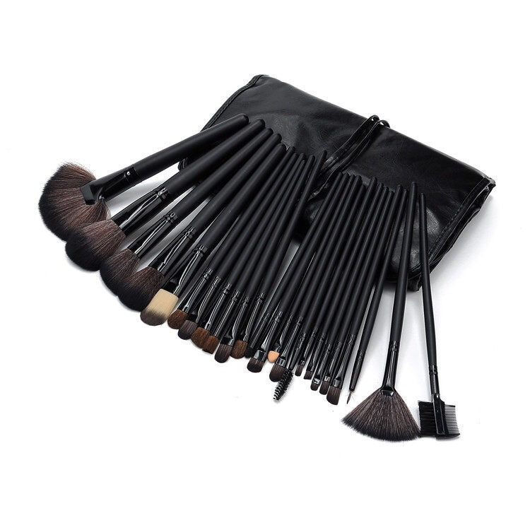 24 Logs Schwarzes Make-up-Pinsel-Set Pinsel Beauty-Tools Make-up-Make-up-Pinsel-Set