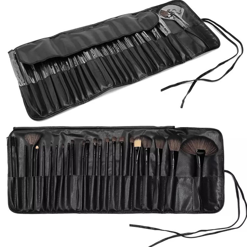 24 Logs Schwarzes Make-up-Pinsel-Set Pinsel Beauty-Tools Make-up-Make-up-Pinsel-Set