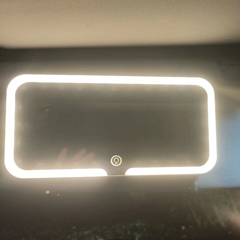 Auto-Sonnenblende mit leichtem LED-Schminkspiegel