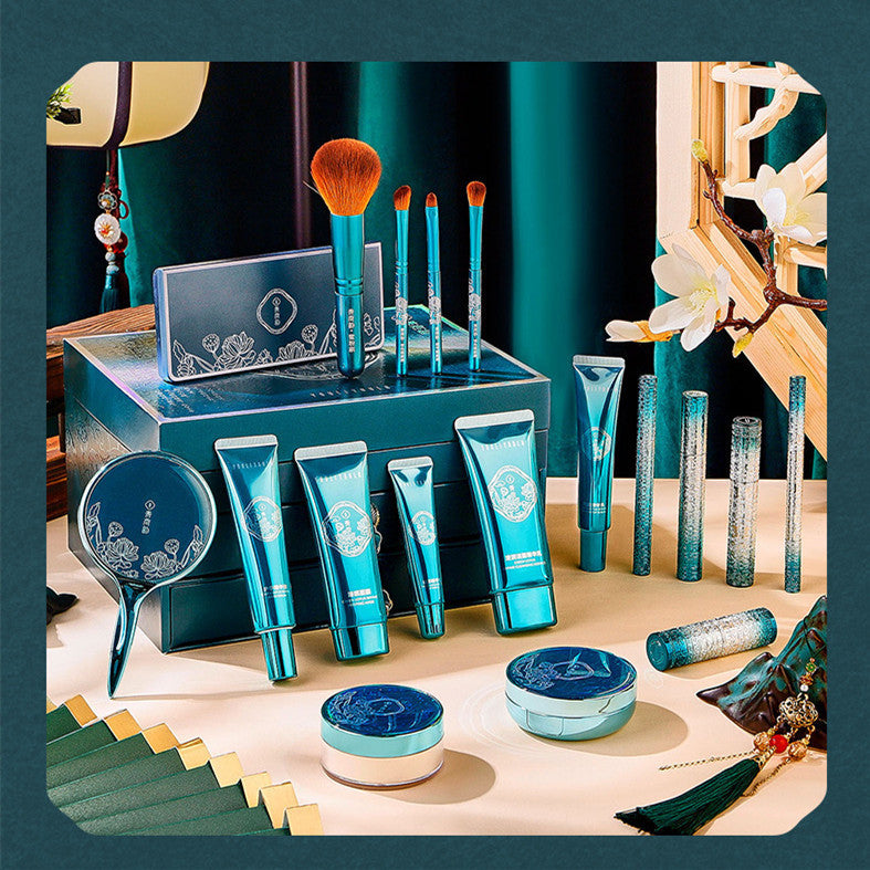 Grüner Lotus Schönheit Make-up und Hautpflege 18 Stück Anzug - beautyshop-24