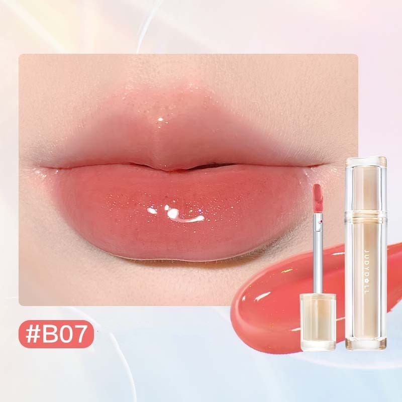 Iced Tea Mirror Lip Glaze Mirror Water Gloss Lip Gloss Glass Jelly Lip Brown Lipstick - beautyshop-24