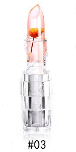 Machen-up flowerslipstick lip feuchtigkeitsspendende lip balm gelee blume farbe lippenstift - beautyshop-24