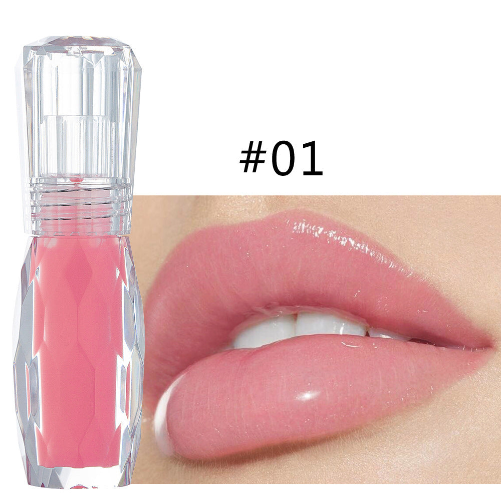 Natural mint lip gloss 3D crystal doodle lip gloss - beautyshop-24