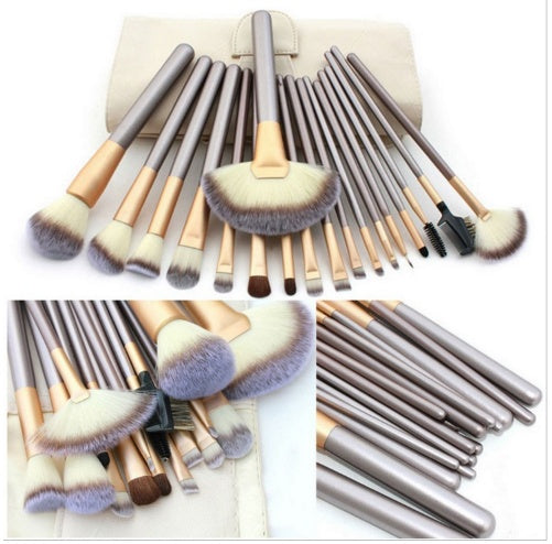 Persischer Make-up Pinsel Anzug Reis Weiß Make Up Pinsel, Champagner Farbe Pinsel Griff Make-up Pinsel Ohne - beautyshop-24