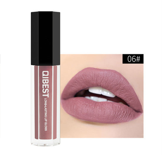 QIBEST Makeup Hexagonal Lip Gloss - beautyshop-24