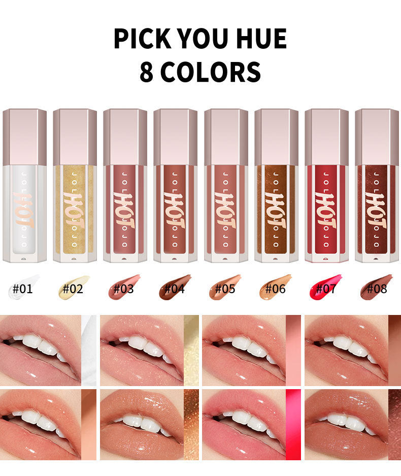 Transparent Lip Gloss Highlight Brightening Full Lips Lip Lacquer - beautyshop-24