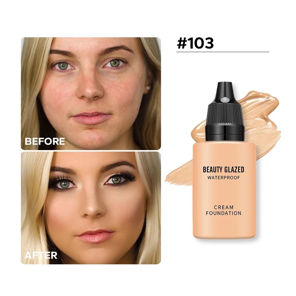 9-farbige wasserfeste Concealer-Foundation-Make-up-Serie - beautyshop-24