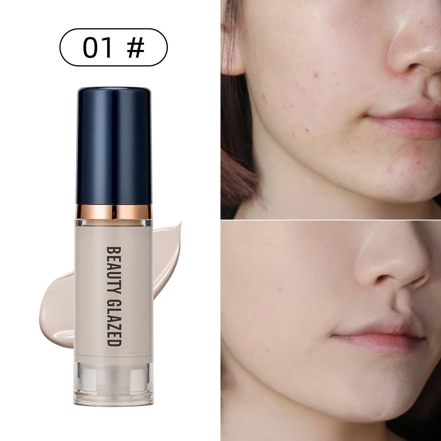 6 Farben Half Cover Make-up Primer nicht stecken - beautyshop-24