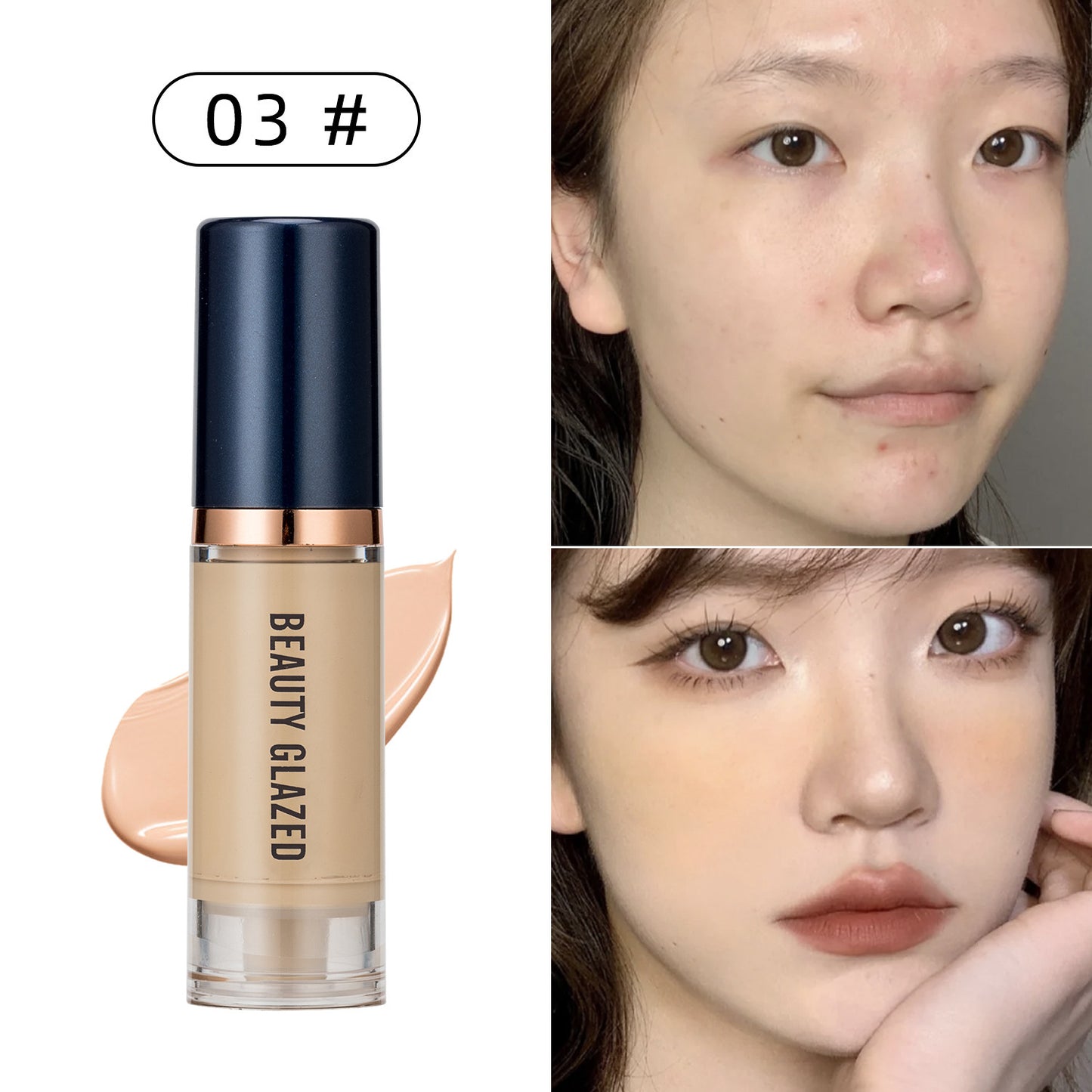 6 Farben Half Cover Make-up Primer nicht stecken - beautyshop-24
