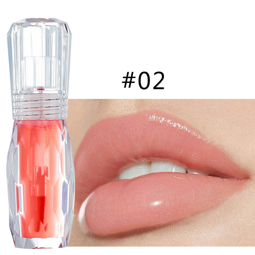 Natural mint lip gloss 3D crystal doodle lip gloss - beautyshop-24