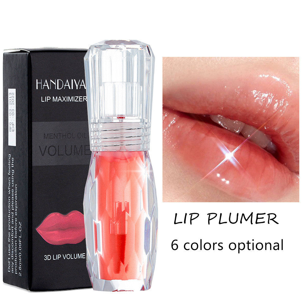 Natural mint lip gloss 3D crystal doodle lip gloss - beautyshop-24