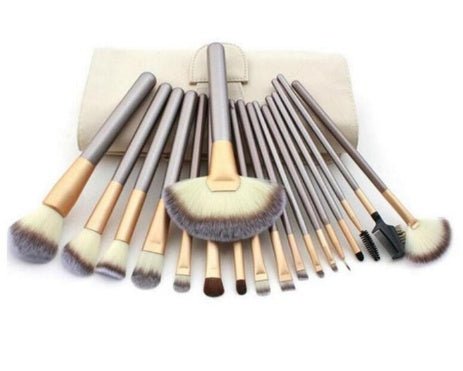 Persischer Make-up Pinsel Anzug Reis Weiß Make Up Pinsel, Champagner Farbe Pinsel Griff Make-up Pinsel Ohne - beautyshop-24