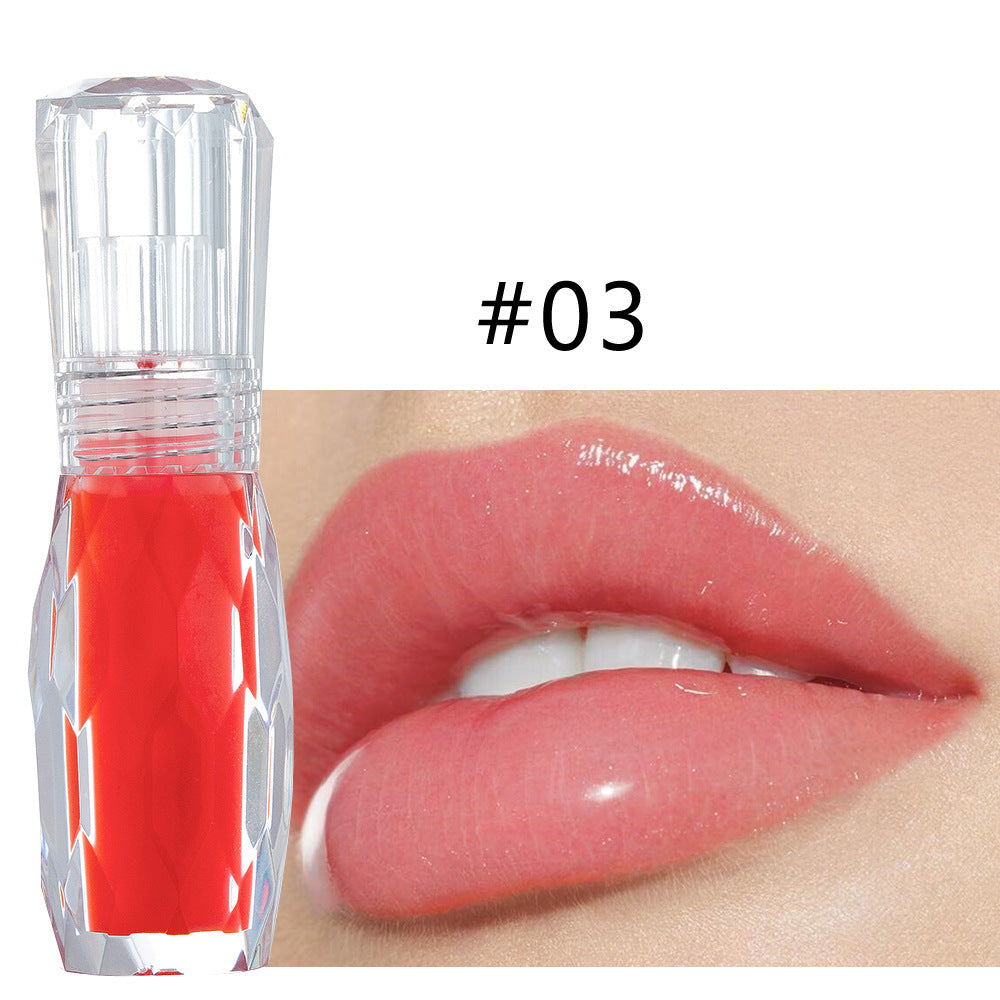 Natural mint lip gloss 3D crystal doodle lip gloss - beautyshop-24