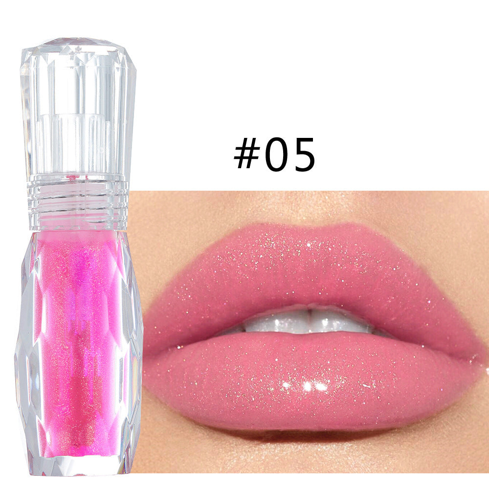 Natural mint lip gloss 3D crystal doodle lip gloss - beautyshop-24
